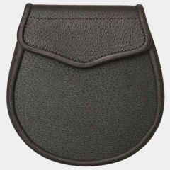 Dark Brown Leather Basic Design Sporran