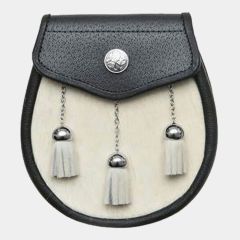 Semi Dress Natural Calfskin Celtic Boss Sporran